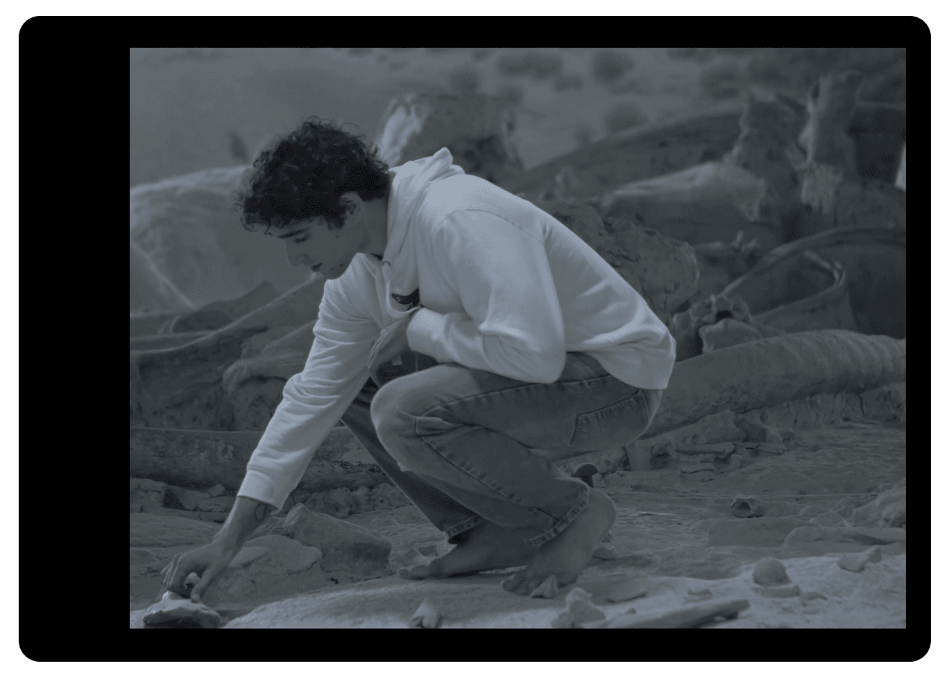 Uncovered Rome Episodio 4 - Succede alle pietre - Scena dal cimitero pleistocenico